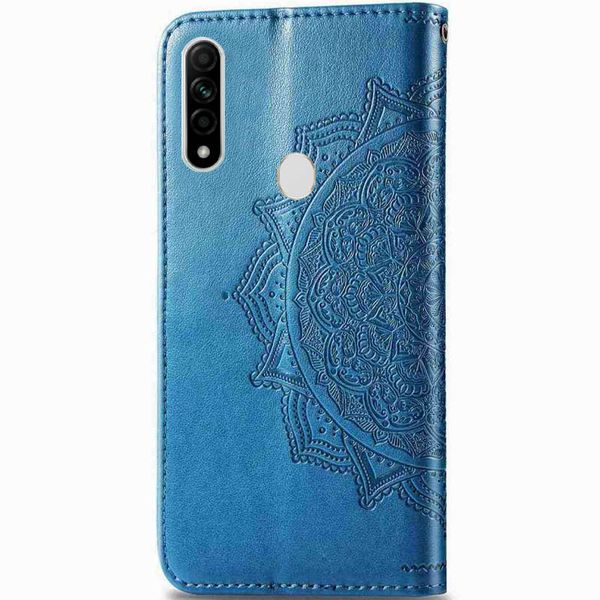 Шкіряний чохол (книжка) Art Case з візитницею для Oppo A31 Синій (135938) 135938 фото