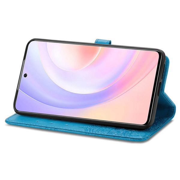 Шкіряний чохол (книжка) Art Case з візитницею для Xiaomi Redmi Note 9 5G Синій (161733) 161733 фото