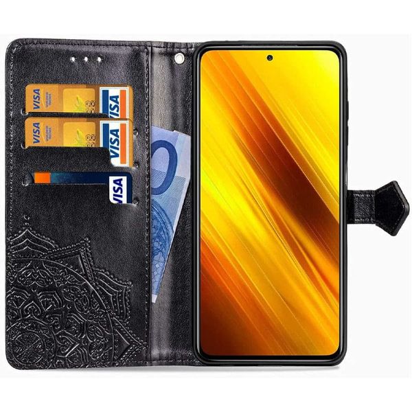 Шкіряний чохол (книжка) Art Case з візитницею для Realme C11 (2021) Чорний (203756) 203756 фото