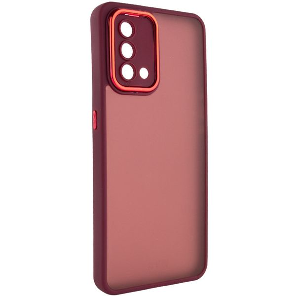 TPU+PC чохол Accent для Oppo A74 4G Magenta (246131) 246131 фото