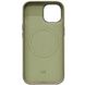 Чохол Denim with MagSafe для Apple iPhone 15 Pro (6.1") Olive (266755) 266755 фото 3