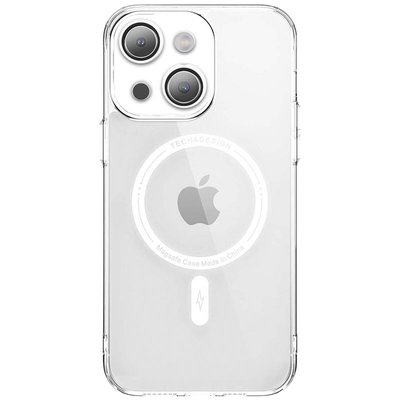 TPU+PC чохол Fullcolor with Magnetic Safe для Apple iPhone 14 (6.1") White (258255) 258255 фото