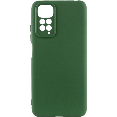 Чохол Silicone Cover Lakshmi Full Camera (A) для Xiaomi Redmi 10 Зелений / Dark green (222426) 222426 фото