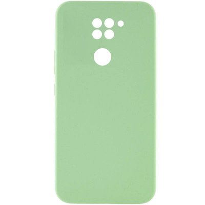 Чехол Silicone Cover Lakshmi Full Camera (AAA) для Xiaomi Redmi Note 9 / Redmi 10X Мятный / Mint (264104) 264104 фото