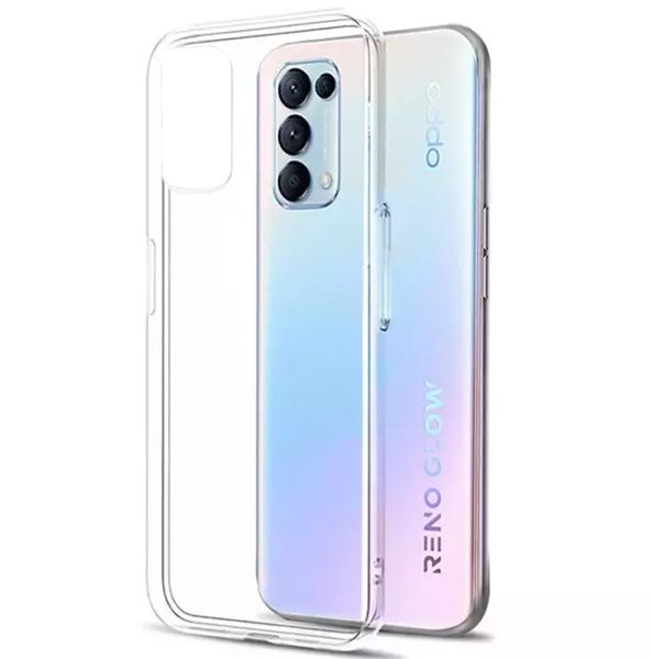 TPU чохол Epic Transparent 1,0mm для Oppo Reno 5 Lite Безбарвний (прозорий) (182982) 182982 фото