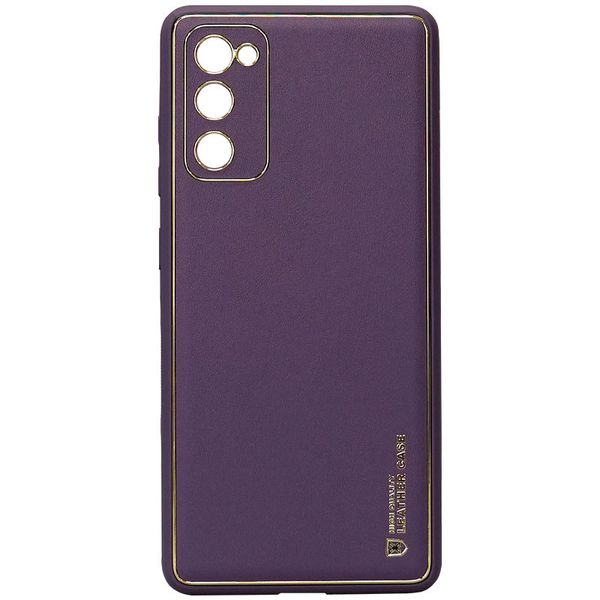 Шкіряний чохол Xshield для Samsung Galaxy S20 FE Фіолетовий / Dark Purple (261671) 261671 фото