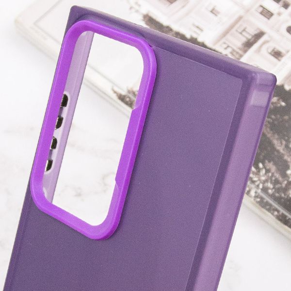 TPU+PC чохол Magic glow with protective edge для Samsung Galaxy S23 Ultra Purple (264286) 264286 фото