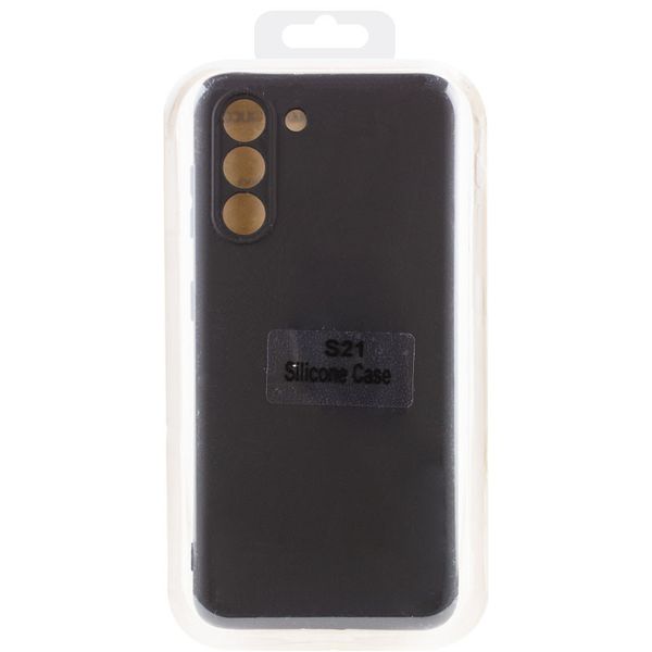 Чохол Silicone Cover Lakshmi Full Camera (A) для Samsung Galaxy S21 Чорний / Black (212464) 212464 фото