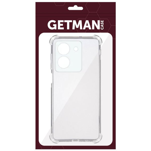 TPU чехол GETMAN Ease logo усиленные углы Full Camera для Vivo Y36 Бесцветный (прозрачный) (283746) 283746 фото