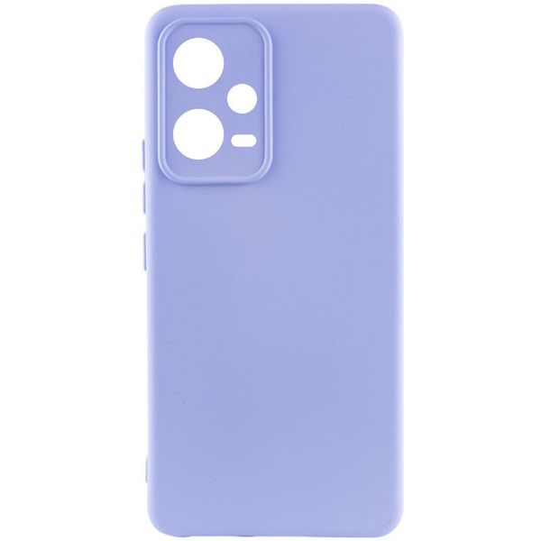 Чохол Silicone Cover Lakshmi Full Camera (AAA) для Xiaomi Redmi Note 12 5G Бузковий / Dasheen (264019) 264019 фото