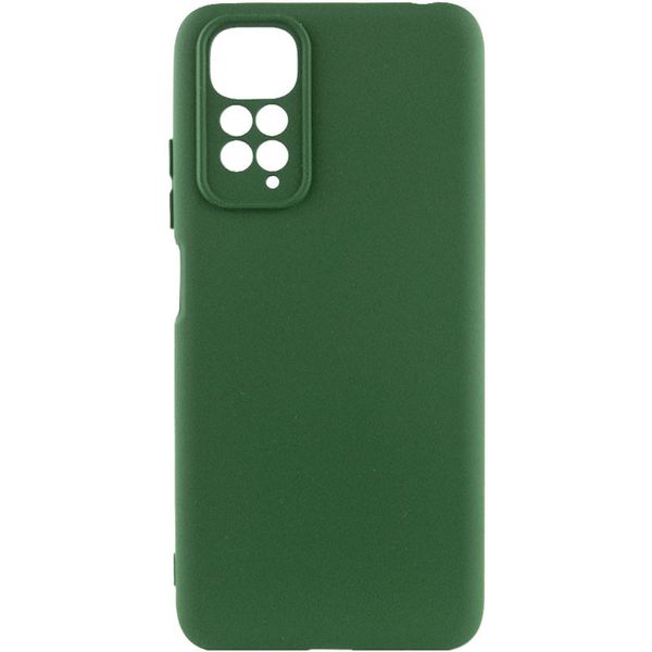 Чохол Silicone Cover Lakshmi Full Camera (A) для Xiaomi Redmi 10 Зелений / Dark green (222426) 222426 фото