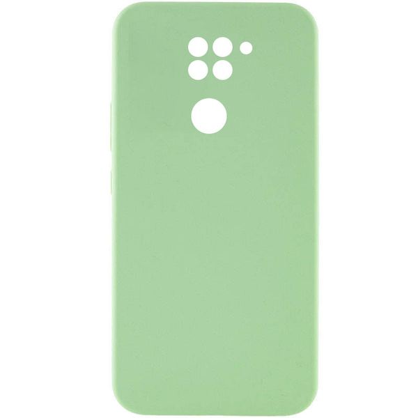 Чохол Silicone Cover Lakshmi Full Camera (AAA) для Xiaomi Redmi Note 9 М'ятний / Mint (264104) 264104 фото