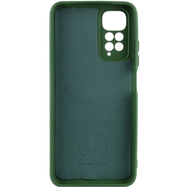 Чохол Silicone Cover Lakshmi Full Camera (A) для Xiaomi Redmi 10 Зелений / Dark green (222426) 222426 фото