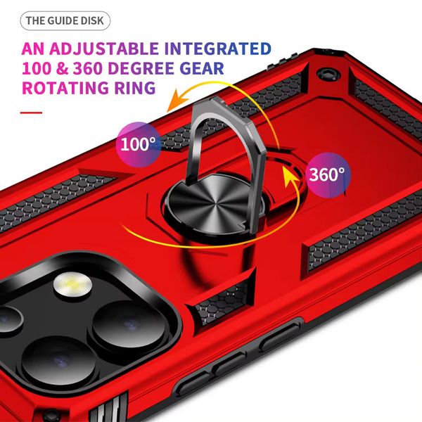 Ударостійкий чохол Serge Ring for Magnet для Xiaomi Redmi Note 13 Pro 4G Червоний (280842) 280842 фото