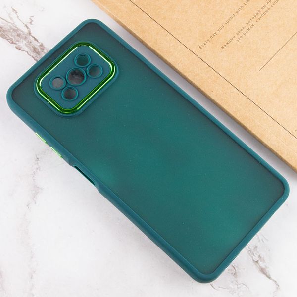 TPU+PC чохол Accent для Xiaomi Poco X3 Pro Green (227038) 227038 фото