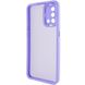 TPU+PC чохол Accent для Oppo A74 4G White / Purple (246132) 246132 фото 4