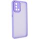 TPU+PC чохол Accent для Oppo A74 4G White / Purple (246132) 246132 фото 3