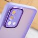 TPU+PC чохол Accent для Oppo A74 4G White / Purple (246132) 246132 фото 6