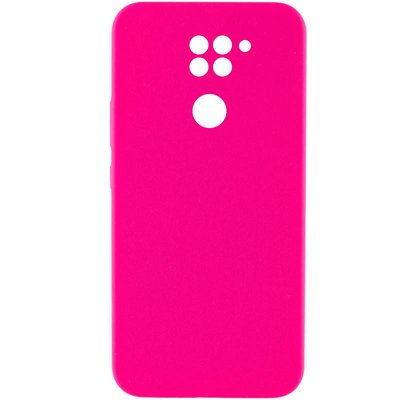 Чохол Silicone Cover Lakshmi Full Camera (AAA) для Xiaomi Redmi Note 9 Рожевий / Barbie pink (264105) 264105 фото