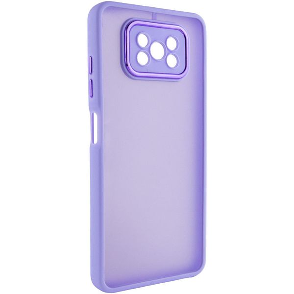 TPU+PC чохол Accent для Xiaomi Poco X3 Pro White / Purple (227040) 227040 фото