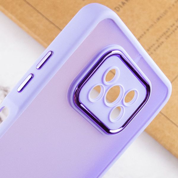 TPU+PC чохол Accent для Xiaomi Poco X3 Pro White / Purple (227040) 227040 фото