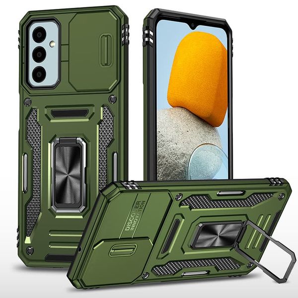 Удароміцний чохол Camshield Army Ring для Samsung Galaxy A24 4G Оливковий / Army Green (259968) 259968 фото