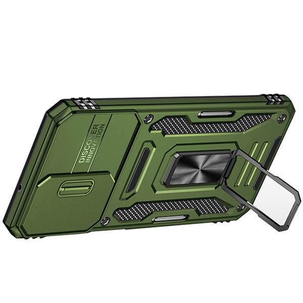 Удароміцний чохол Camshield Army Ring для Samsung Galaxy A24 4G Оливковий / Army Green (259968) 259968 фото