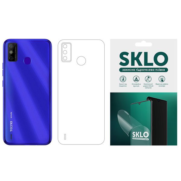 Захисна гідрогелева плівка SKLO (тил) для TECNO для TECNO Spark 6 Go Матовий (179149) 179149 фото