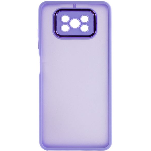 TPU+PC чохол Accent для Xiaomi Poco X3 Pro White / Purple (227040) 227040 фото