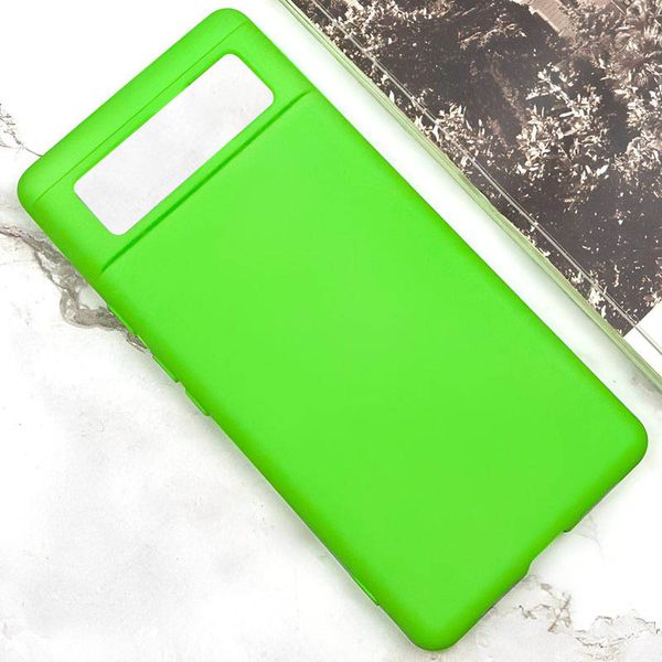 Чохол Silicone Cover Lakshmi (A) для Google Pixel 6 Pro Салатовий / Neon Green (266988) 266988 фото