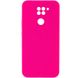 Чохол Silicone Cover Lakshmi Full Camera (AAA) для Xiaomi Redmi Note 9 Рожевий / Barbie pink (264105) 264105 фото 1