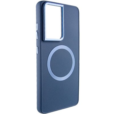 TPU чохол Bonbon Metal Style with MagSafe для Samsung Galaxy S21 Ultra Синій / Cosmos Blue (258582) 258582 фото