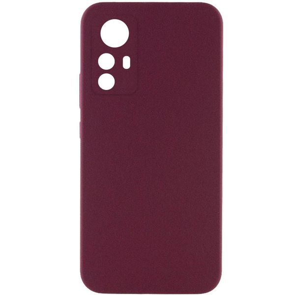 Чохол Silicone Cover Lakshmi Full Camera (AAA) для Xiaomi Redmi Note 12S Бордовий / Plum (258730) 258730 фото