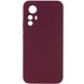 Чохол Silicone Cover Lakshmi Full Camera (AAA) для Xiaomi Redmi Note 12S Бордовий / Plum (258730) 258730 фото 1