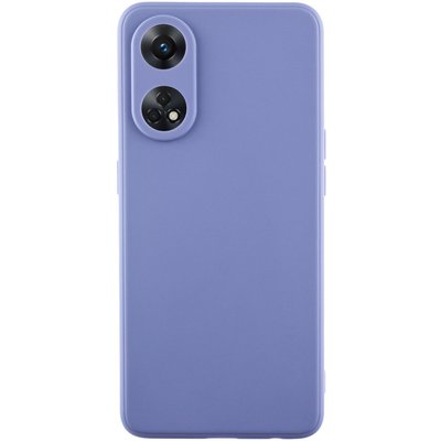 Силіконовий чохол Candy Full Camera для Oppo Reno 8 T 4G Блакитний / Mist blue (271515) 271515 фото