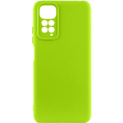 Чохол Silicone Cover Lakshmi Full Camera (A) для Xiaomi Redmi 10 Салатовий / Neon Green (222430) 222430 фото
