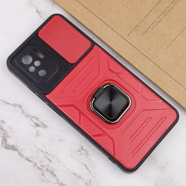 Удароміцний чохол Camshield Flash Ring для для Xiaomi Redmi Note 10 Red (216179) 216179 фото