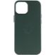 Шкіряний чохол Leather Case (AAA) with MagSafe для Apple iPhone 14 Plus (6.7") Green (247156) 247156 фото 1