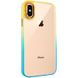 Чохол TPU+PC Fresh sip series для Apple iPhone XS Max (6.5") Бірюзовий / помаранчевий (217855) 217855 фото 4