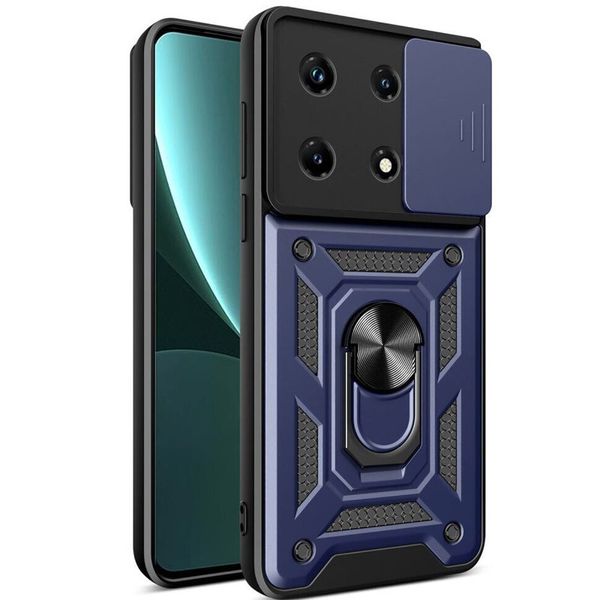 Ударостійкий чохол Camshield Serge Ring for Magnet для Xiaomi 13 Pro Синій (254711) 254711 фото