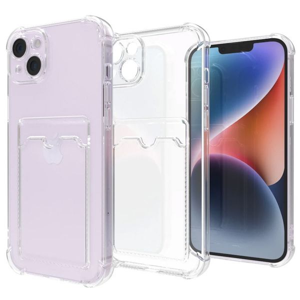 TPU+PC чохол Pocket Case для Apple iPhone 15 (6.1") Clear (270663) 270663 фото