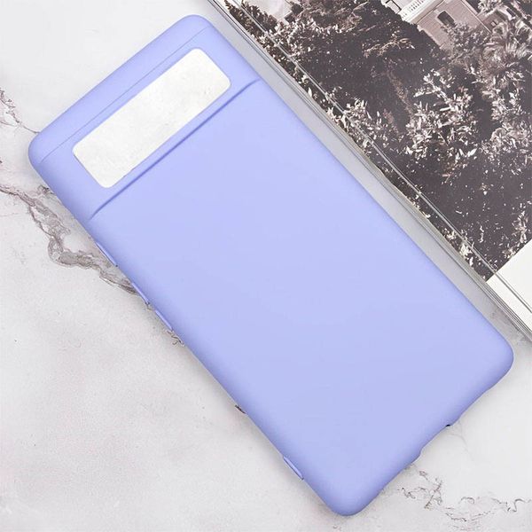 Чохол Silicone Cover Lakshmi (A) для Google Pixel 6 Pro Бузковий / Dasheen (266991) 266991 фото