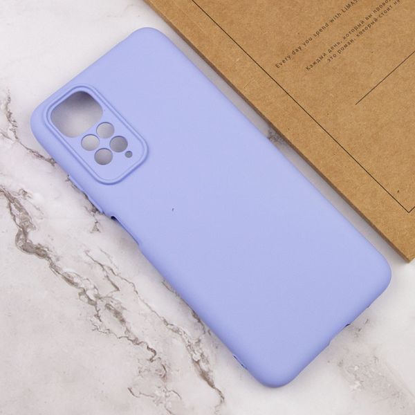 Чохол Silicone Cover Lakshmi Full Camera (A) для Xiaomi Redmi 10 Бузковий / Dasheen (222433) 222433 фото