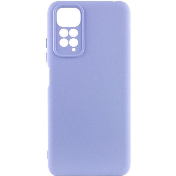 Чохол Silicone Cover Lakshmi Full Camera (A) для Xiaomi Redmi 10 Бузковий / Dasheen (222433) 222433 фото