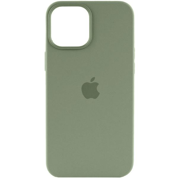 Чохол Silicone case (AAA) full with Magsafe для Apple iPhone 15 Pro (6.1") Зелений / Cypress (265981) 265981 фото