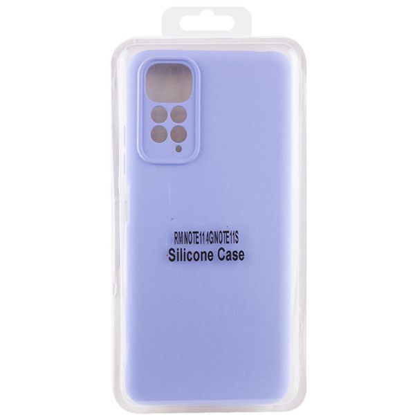 Чохол Silicone Cover Lakshmi Full Camera (A) для Xiaomi Redmi 10 Бузковий / Dasheen (222433) 222433 фото