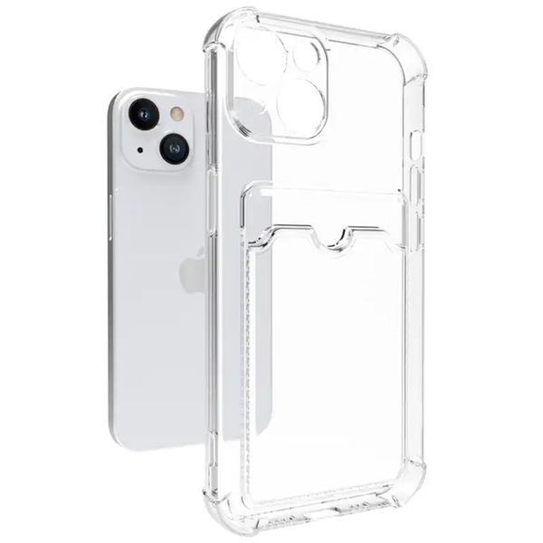 TPU+PC чохол Pocket Case для Apple iPhone 15 (6.1") Clear (270663) 270663 фото