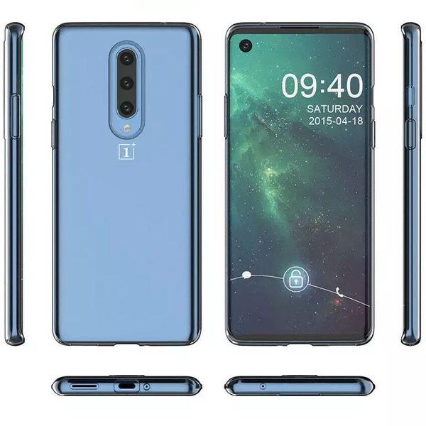 TPU чохол Epic Transparent 1,0mm для OnePlus 8 Безбарвний (прозорий) (146724) 146724 фото