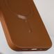 Шкіряний чохол Bonbon Leather Metal Style with MagSafe для Apple iPhone 14 (6.1") Коричневий / Brown (257244) 257244 фото 4