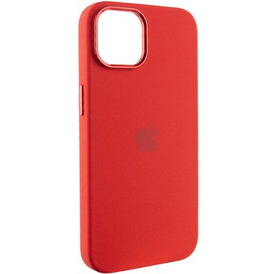Чохол Silicone Case Metal Buttons (AA) для Apple iPhone 14 (6.1") Червоний / Red (256190) 256190 фото